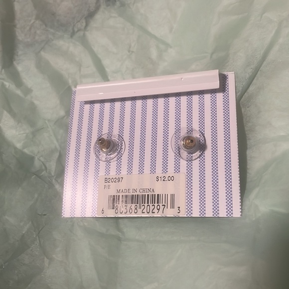 Tommy Hilfiger pierced earrings. “Pearl” - Picture 2 of 2